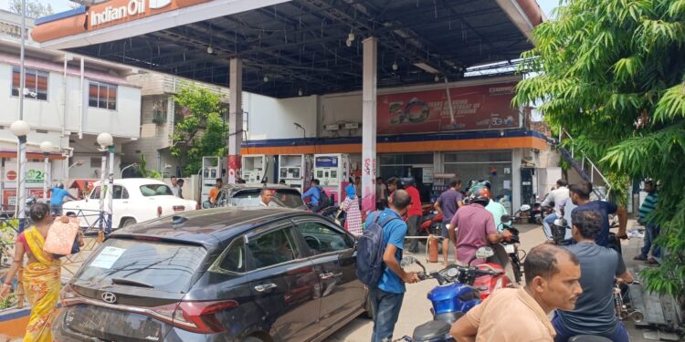 Petrol Crisis Grips State Amid Long Queues at Pumps