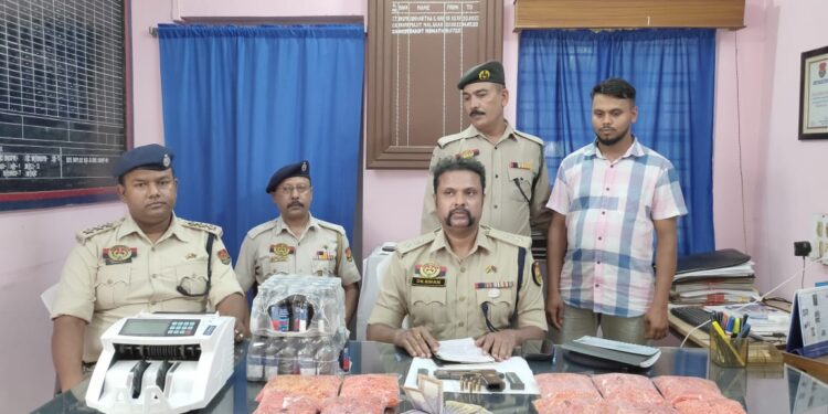 Amtali police and BSF raid drug den, seize huge cache of contraband and firearms