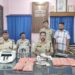 Amtali police and BSF raid drug den, seize huge cache of contraband and firearms