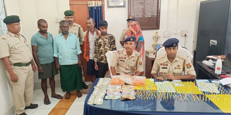 Five Drug Traffickers, Including Woman, Arrested by Police in Goala Basti