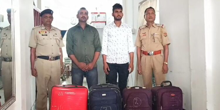 61 Kg Ganja Seized, Two Youths Arrested in Joint GRP-RPF Operation at Agartala Railway Station