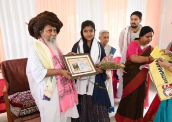 Debangana sets an example