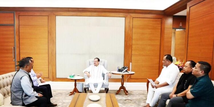 BJP delegation holds meeting with BJP National President