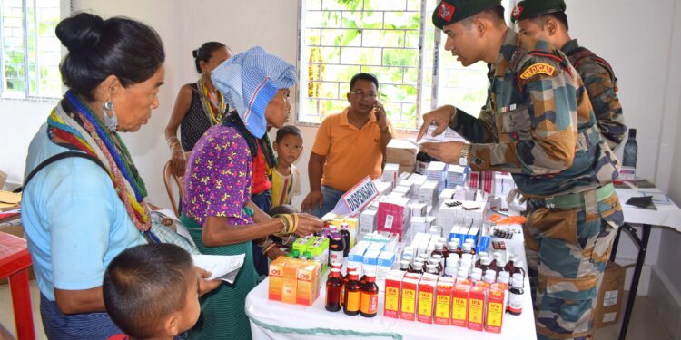 ASSAM RIFLES ORGANIZED MEDICAL CAMP