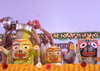Jagannath’s Snan Yatra Celebrated in Agartala