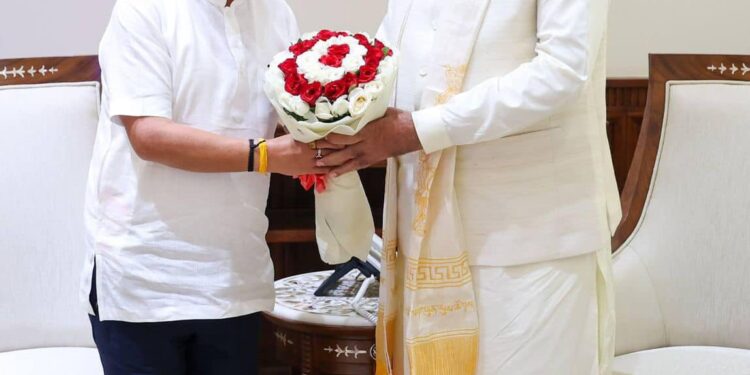 Sikkim CM PS Tamang Meets Prime Minister Modi in New Delhi