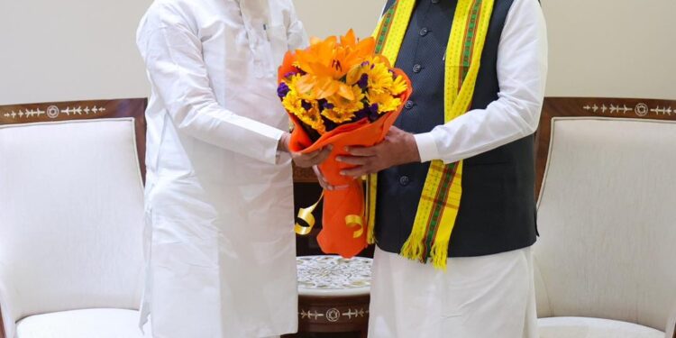 Tripura Chief Minister Meets Prime Minister Narendra Modi in New Delhi