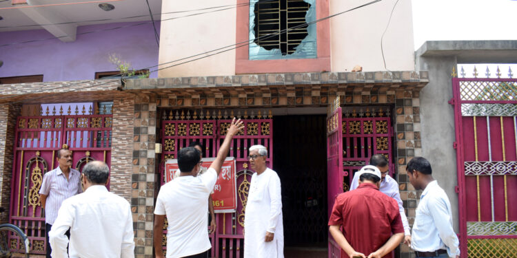 Miscreants Attack CPM Worker’s House in Shivnagar
