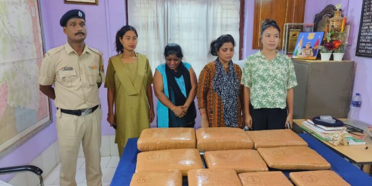 Women detained with drugs