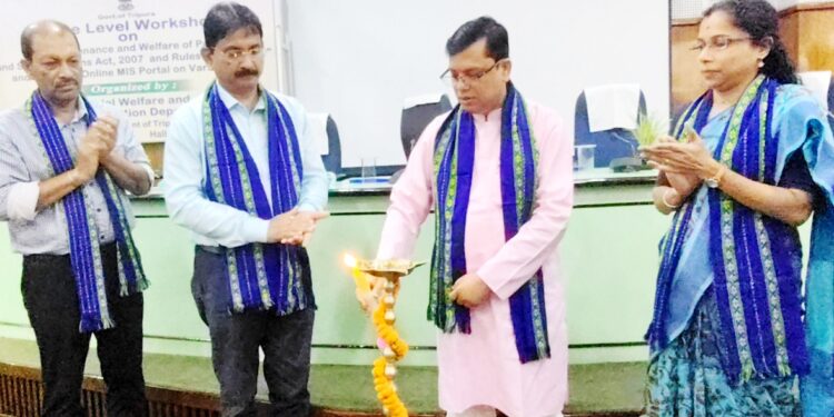 State-Level Workshop on Elderly Citizens’ Protection and Welfare Inaugurated by Social Welfare Minister Tinku Roy