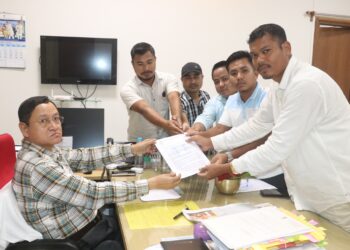 TSF submitted  memorandum in the office of Tripura’s governor