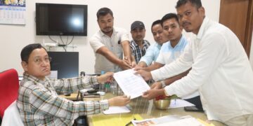 TSF submitted  memorandum in the office of Tripura’s governor