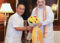 Chief Minister Prem Singh Tamang Meets Union Home Minister  Amit Shah