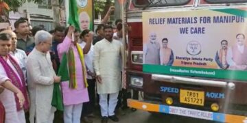 World Meitei Tripura Unit Sends Relief Supplies to Manipur