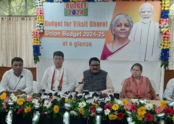 Union Minister arrived for a two-day visit to Tripura