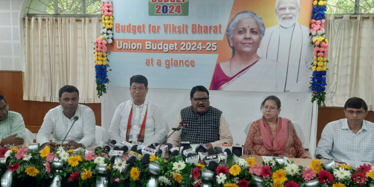 Union Minister arrived for a two-day visit to Tripura