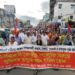 CPIM  organized  protest rally