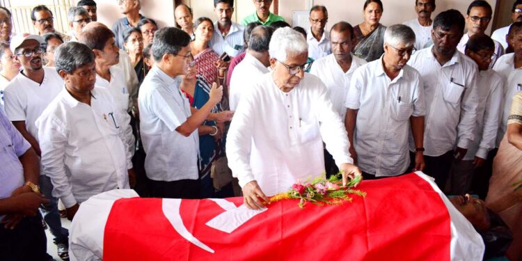 CPIM Leaders Pay Homage to Late Candidate Badal Sheel Amid Controversy