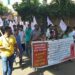 SFI and DYFI stages a protest rally