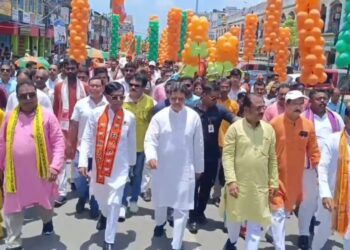 BJP submits nomination  for Panchayat election