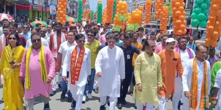 BJP submits nomination  for Panchayat election