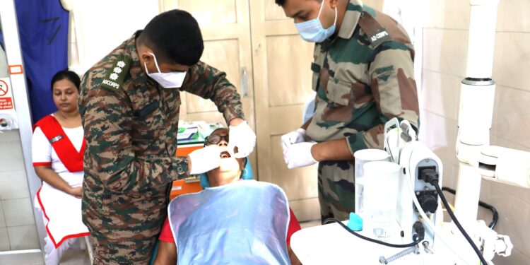 INDIAN ARMY FELICITATES VEER NARIS OF TRIPURA