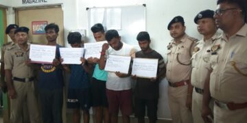 Five arrested for stealing bikes