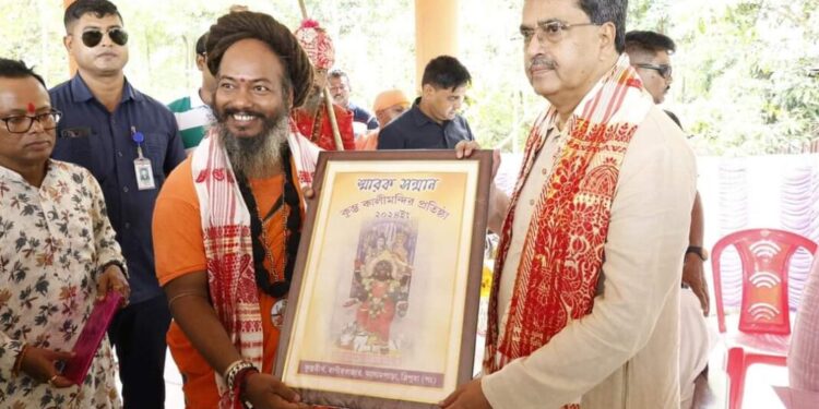 Chief Minister inaugurates newly constructed temple