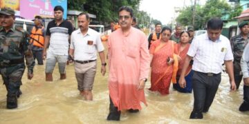 Chief Minister’s Residence Flooded Amidst Heavy Rainfall