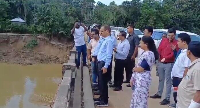 Site Inspection: Central Delegation Inspects Flood-Affected Areas