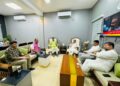 CM chairs review meeting for preparations of civic reception of Telangana Guv Jishnu Dev Varma