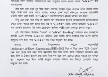 Aadhaar eKYC mandatory for Ration Card Holders