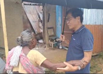 Opposition Leader Jitendra Chowdhury Visits Gandachara