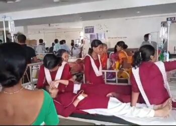 School students fell sick during the rehearsal of the Independence Day program