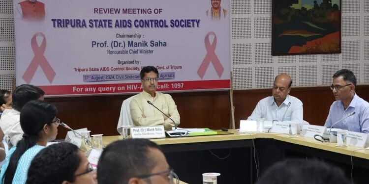Chief Minister Manik Saha Launches AIDS Awareness Campaign