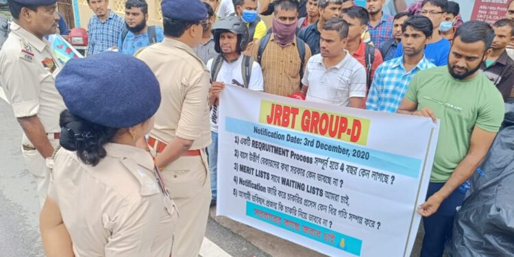Protest Over Delay in JRBT Group-D Exam Merit List Release