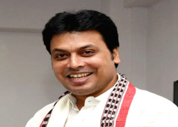 Biplab Deb Distributes 600 Food Packets Flood Victims in Durga Chaumuhani Bitterbon