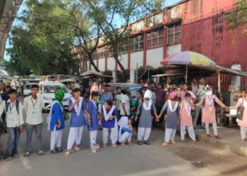 Students allege college authorities imposed unfamiliar subject