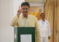 Chief Minister cast his vote for Rajya Sabha