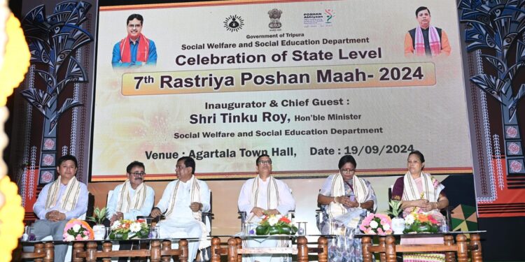 Tripura Launches National Nutrition Month, Focuses on Child Health