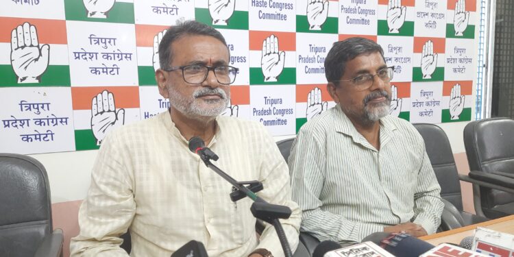 Congress Criticizes Central Government’s Response to Tripura Floods