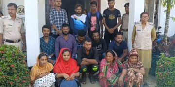 GRP and RPF detains 11 Bangladeshi nationals