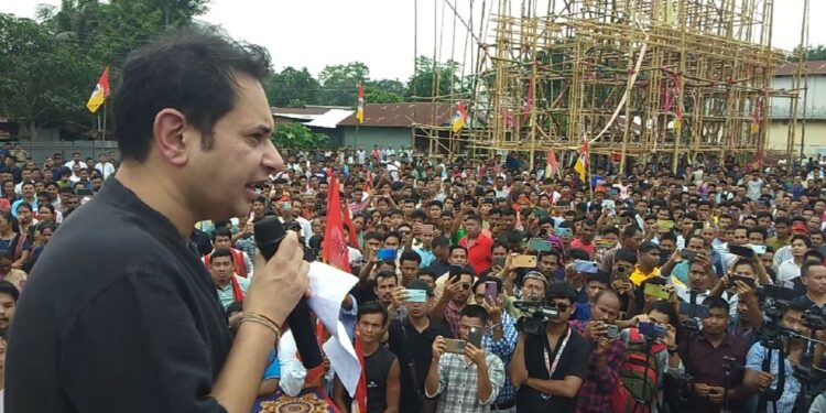 Pradyot during postes rally in Tripura’s Sabroom warns Bangladesh may face fragmentation like Pakistan if minority violence persists