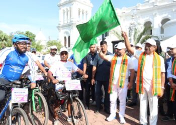 Cycle Rally and Peace March Held to Celebrate World Tourism Day