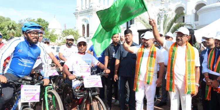 Cycle Rally and Peace March Held to Celebrate World Tourism Day