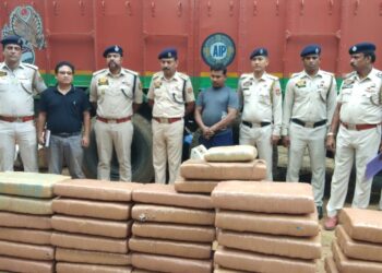Police seized contraband worth Rs 75 lakhs : one arrested