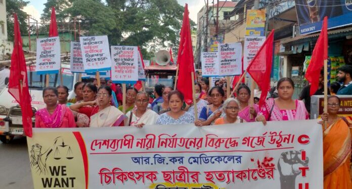 Protest March Demands Stricter Laws Against Women’s Violence