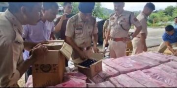 Mungiaakami police seized illegal contrabands worth Rs 50 Lakhs