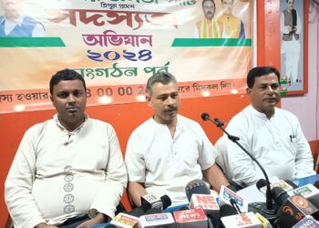 BJP condemned the opposition’s alleged attempts to create social and political unrest at Kadamtala