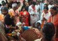 Kumari Puja’ ritual organizes by the Shri Shri Bholananda Sevashram